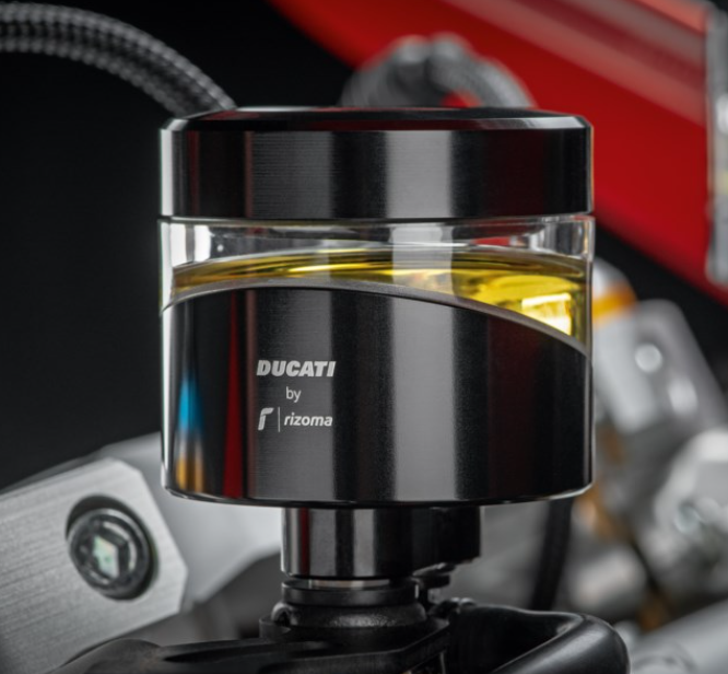 NEW OEM Ducati Rizoma Brake Fluid Reservoir Billet Aluminum 96180581AA