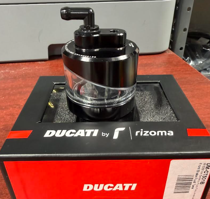 NEW OEM Ducati Rizoma Brake Fluid Reservoir Billet Aluminum 96180581AA