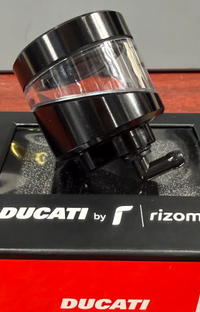 NEW OEM Ducati Rizoma Brake Fluid Reservoir Billet Aluminum 96180581AA
