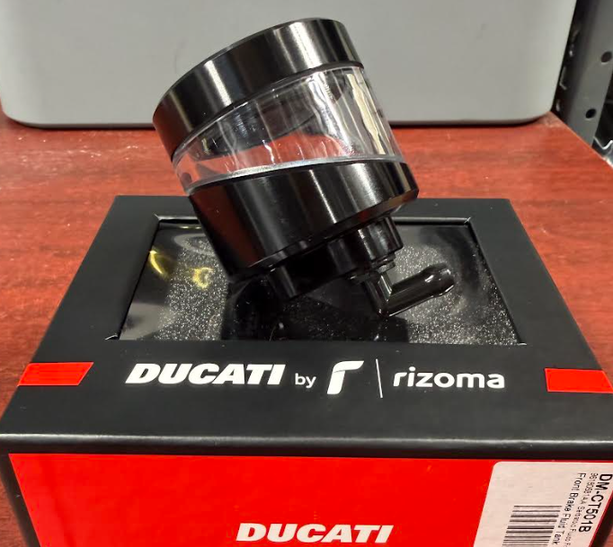 NEW OEM Ducati Rizoma Brake Fluid Reservoir Billet Aluminum 96180581AA
