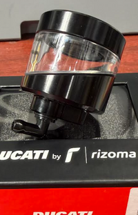 NEW OEM Ducati Rizoma Brake Fluid Reservoir Billet Aluminum 96180581AA
