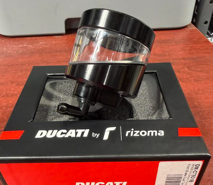 NEW OEM Ducati Rizoma Brake Fluid Reservoir Billet Aluminum 96180581AA
