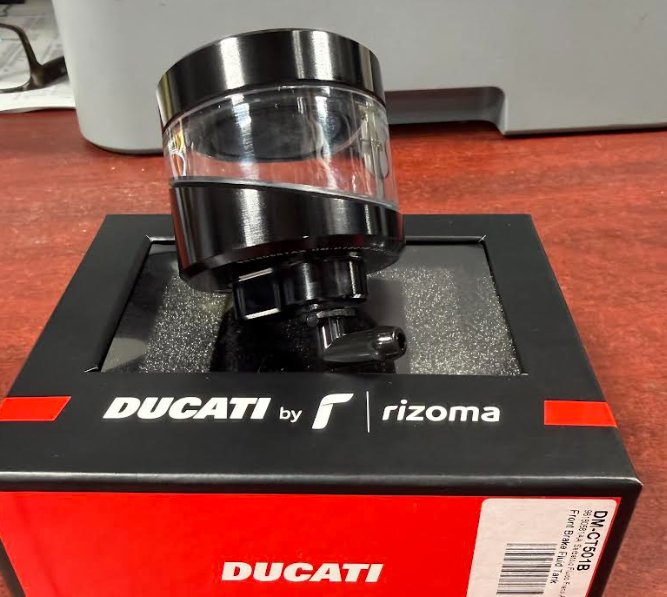 NEW OEM Ducati Rizoma Brake Fluid Reservoir Billet Aluminum 96180581AA