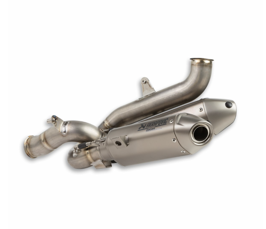 NEW Ducati Corse Akrapovic Racing Exhaust Panigale V4 Titanium 96482341AA
