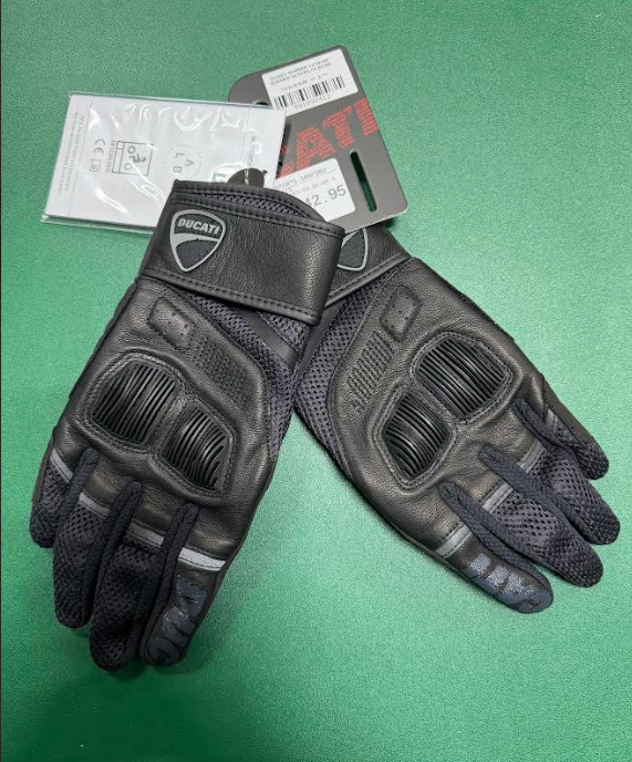 NEW Ducati Summer C4 Spidi Motorcycle Gloves Size Large 981092415