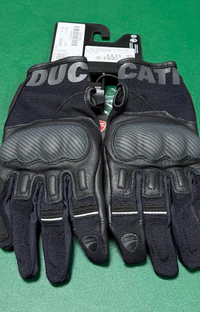 NEW Ducati Company C2 2.0 Alpinestars Leather Fabric Gloves Large 981092505
