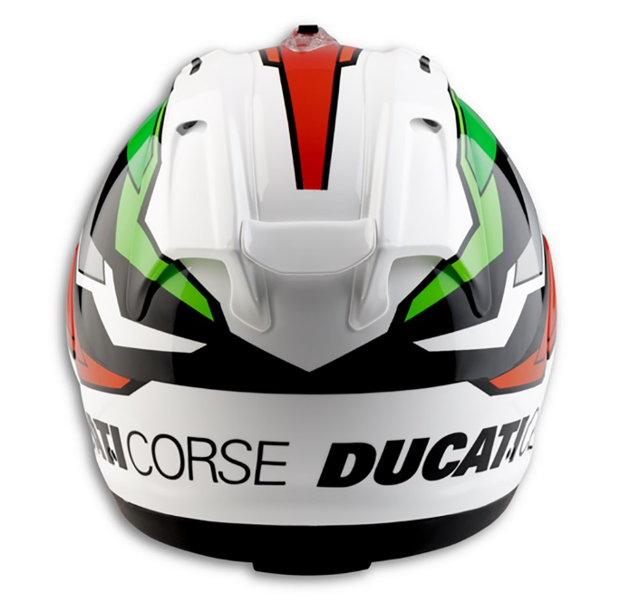NEW Ducati Corse V8 Flag Arai Corsair-X Full Face Helmet Medium 981092104