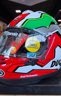NEW Ducati Corse V8 Flag Arai Corsair-X Full Face Helmet Medium 981092104
