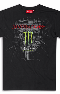 NEW Ducati Corse Monster Energy T-Shirt Small 100% Cotton Tee 987801923
