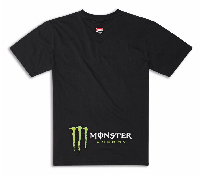 NEW Ducati Corse Monster Energy T-Shirt Small 100% Cotton Tee 987801923