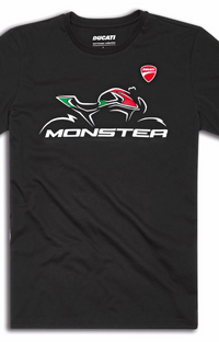 NEW Ducati Monster Sketch T-Shirt XL 100% Cotton Tee 987713516
