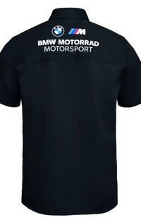 NEW BMW Motorrad Men's Motorsport Short Sleeve Shirt Black Medium 76615B67633
