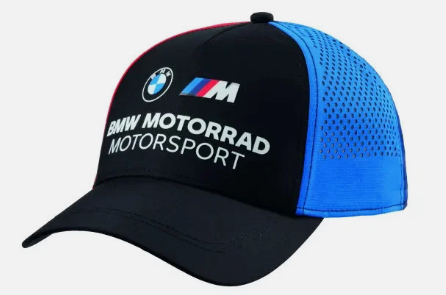 NEW BMW Motorrad Unisex Motorsport Cap Black/Blue/Red 76615B673E4