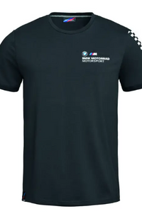 NEW BMW Motorrad Men's Motorsport T-Shirt Black XXL 76615B675E1
