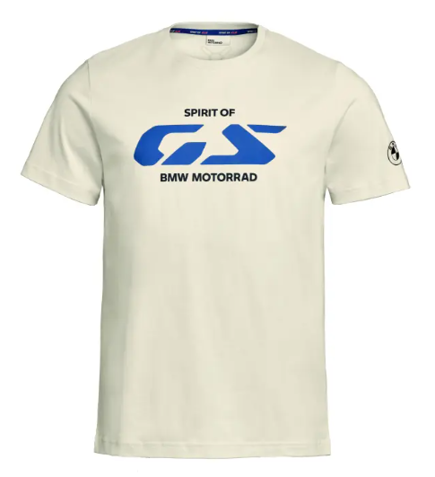 NEW BMW Motorrad Men's Spirit of GS T-Shirt White Large 76615B673F8