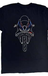 NEW BMW Motorrad Men's M 1000 RR Graphic T-Shirt Black XL 72605B81A31
