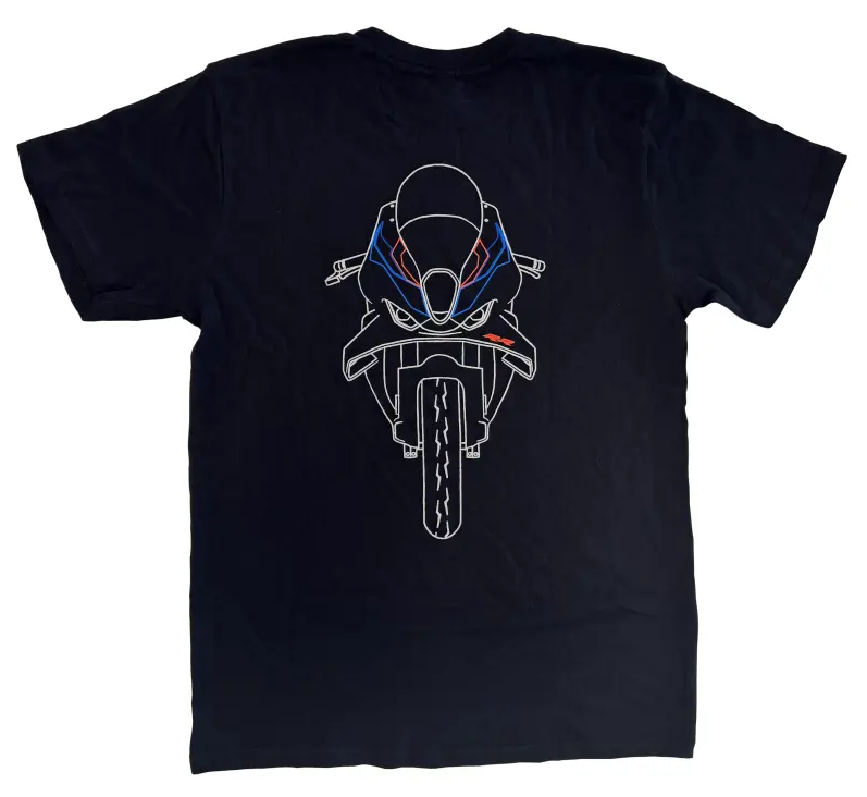 NEW BMW Motorrad Men's M 1000 RR Graphic T-Shirt Black XL 72605B81A31