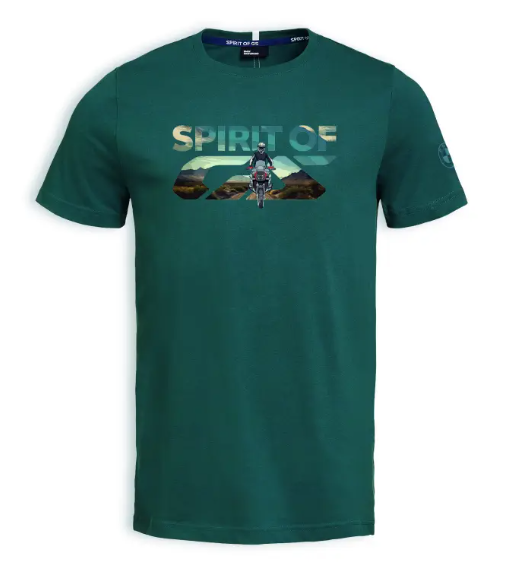 NEW BMW Motorrad Men's Spirit of GS T-Shirt Green XL 76615B3E422