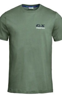 NEW BMW Motorrad Men's GS Trophy 2026 T-Shirt Olive Medium 76615B67427
