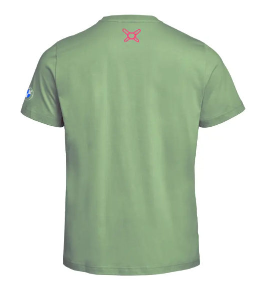NEW BMW Motorrad Men's Spirit of GS T-Shirt Olive Medium 76615B67409