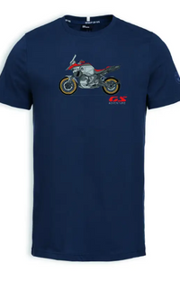NEW BMW Motorrad Men's GS Adventure T-Shirt Midnight Blue XL 76615B3E3C2
