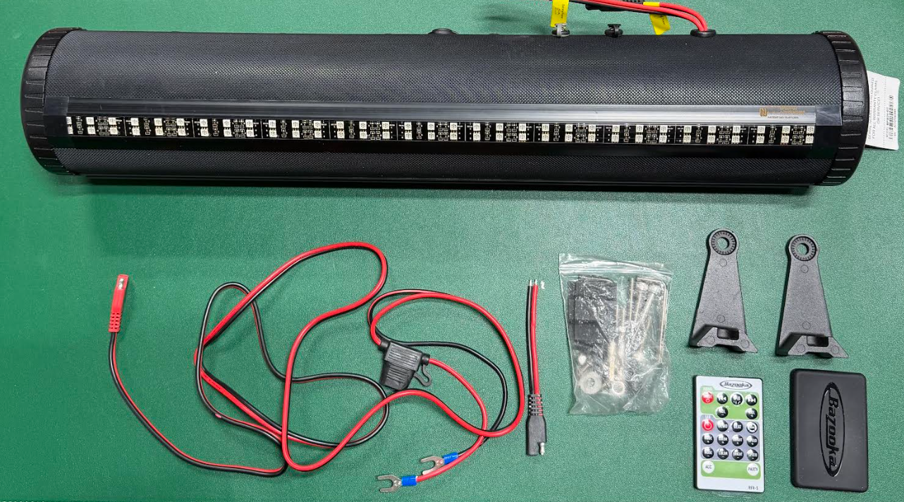 USED Bazooka BPB24-G3 24" Party Bar Bluetooth Soundbar RGB 450W BAZBPB24-G3