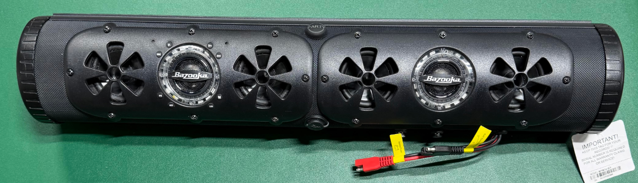 USED Bazooka BPB24-G3 24" Party Bar Bluetooth Soundbar RGB 450W BAZBPB24-G3
