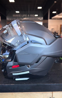 NEW HJC i100 Modular Motorcycle Helmet Semi Flat Titanium 2XL DOT
