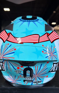 NEW KYT TT-Revo Leopard Americas Replica Helmet Medium DOT ECE 22.06

