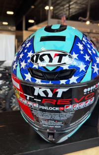 NEW KYT TT-Revo Leopard Americas Replica Helmet Medium DOT ECE 22.06
