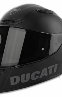 NEW Ducati Logo Suomy Full Face Helmet Black Large 981088295
