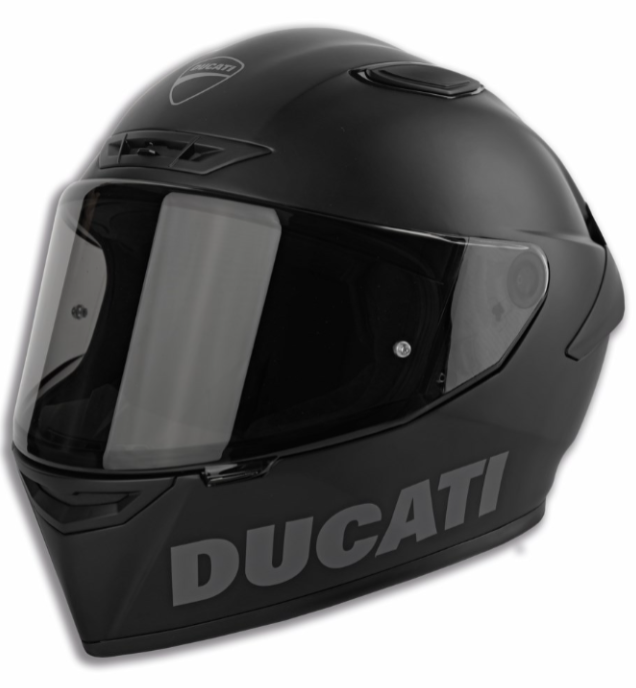 NEW Ducati Logo Suomy Full Face Helmet Black Large 981088295