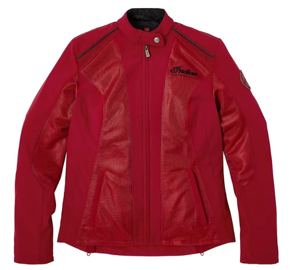 NEW Indian Motorcycle Women's Austin Mesh Jacket Red Small 286465102