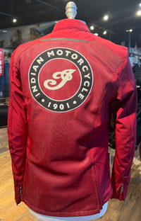 NEW Indian Motorcycle Women's Austin Mesh Jacket Red Small 286465102
