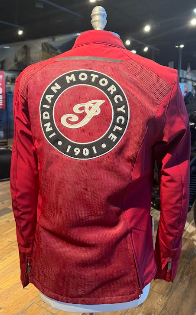NEW Indian Motorcycle Women's Austin Mesh Jacket Red Small 286465102