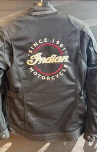 NEW Indian Motorcycle Women's Milestone Mesh Jacket Black Large 283339306
