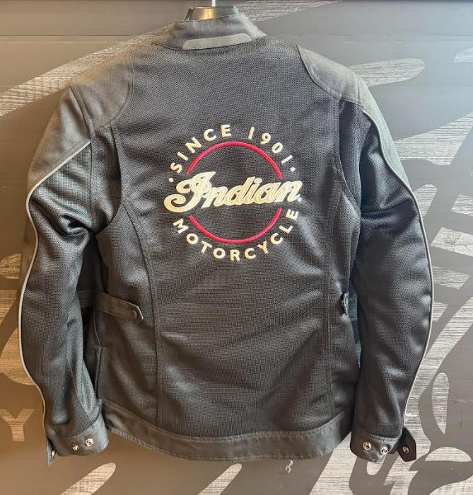 NEW Indian Motorcycle Women's Milestone Mesh Jacket Black Large 283339306