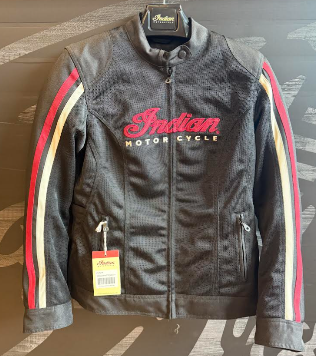 NEW Indian Motorcycle Women's Milestone Mesh Jacket Black Large 283339306