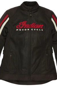 NEW Indian Motorcycle Women's Milestone Mesh Jacket Black Large 283339306
