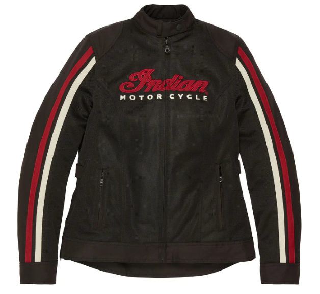 NEW Indian Motorcycle Women's Milestone Mesh Jacket Black Large 283339306