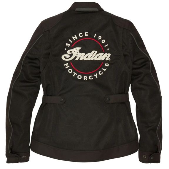 NEW Indian Motorcycle Women's Milestone Mesh Jacket Black Large 283339306