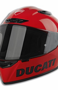 NEW Ducati Logo Suomy Full Face Helmet Red XL 981088376
