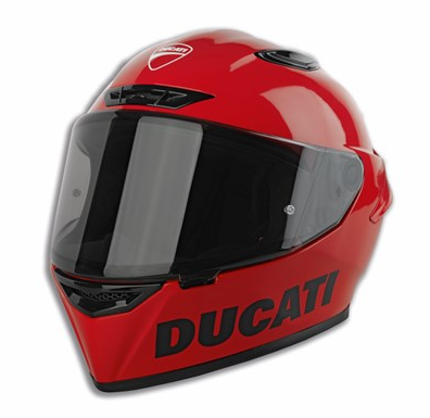 NEW Ducati Logo Suomy Full Face Helmet Red XL 981088376
