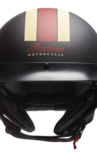 NEW Indian Motorcycle Retro Racing Stripe Half Helmet Large 286369606
