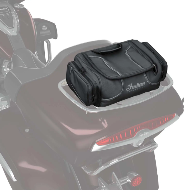 NEW OEM Indian Motorcycle Spirit Lake Rack Bag Black 2889145-VBA 5.2 Gallon