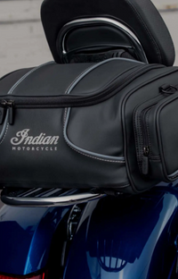 NEW OEM Indian Motorcycle Spirit Lake Rack Bag Black 2889145-VBA 5.2 Gallon
