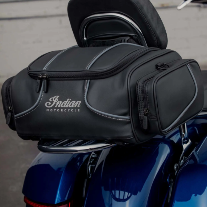 NEW OEM Indian Motorcycle Spirit Lake Rack Bag Black 2889145-VBA 5.2 Gallon