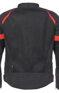 NEW Triumph Triple Sports Mesh Jacket Black White Red Medium MTES2338-M
