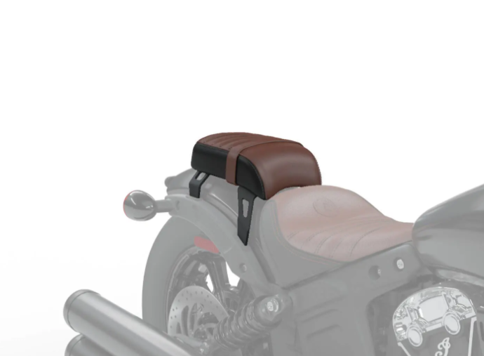 NEW OEM Indian Scout Bobber Genuine Leather Passenger Seat Brown 2883055-LNA