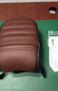 NEW OEM Indian Scout Bobber Genuine Leather Passenger Seat Brown 2883055-LNA
